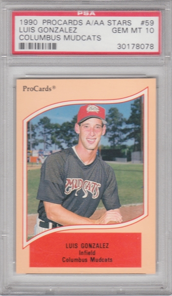 Luis Gonzalez  PSA AutographFacts℠