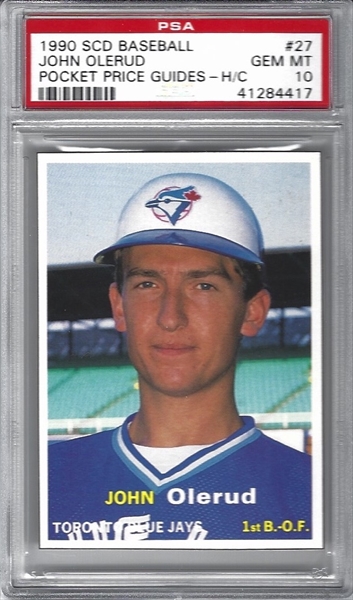 PSA Set Registry Showcase: DHaar John Olerud Master Rookie Set