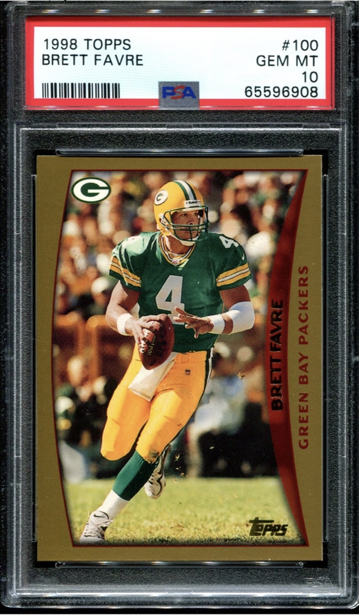 2012 Topps Brett Favre HOF QB Immortals Relic Patch 1/1 PSA 6