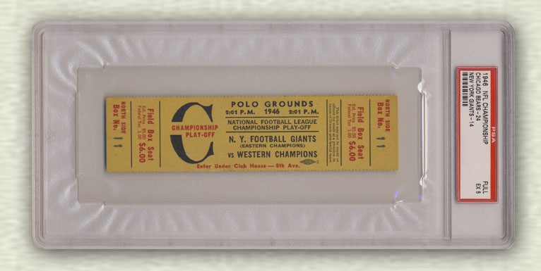 Tickets - Chicago Bears Post - Season Games (1933-Present): TicketCollector  Set Image Gallery