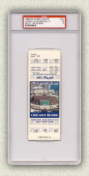 Tickets, Chicago Bears Post - Season Games (1933-Present) All Time