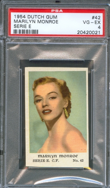 1956 NMMM Marilyn Monroe 5 of Hearts Playing Card (PSA 10)