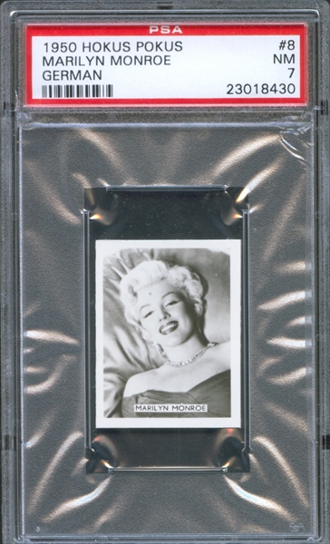 Lot of (2) 1956 NMMM Marilyn Monroe Playing Cards with 2 & 4 of Clubs (PSA  9)