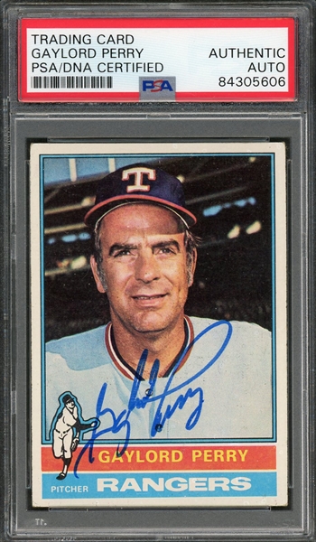  1976 Topps # 55 Gaylord Perry Texas Rangers (Baseball