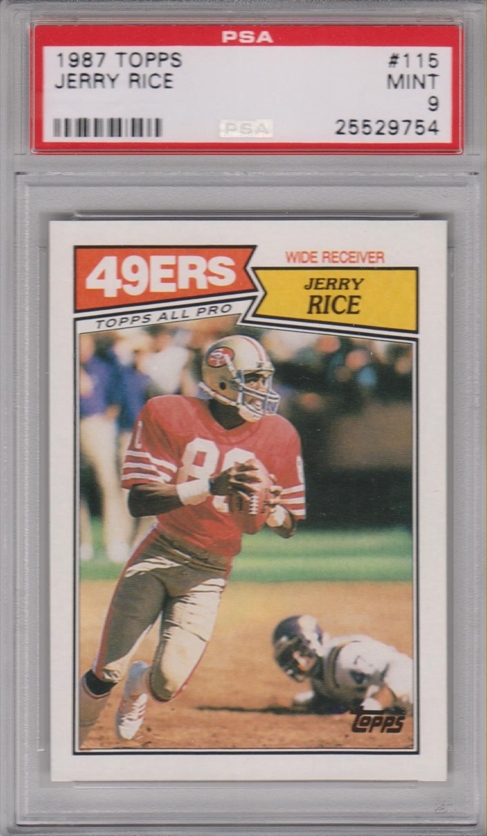 Football - Jerry Rice Basic Topps Set: Flash 80 Set Image Gallery