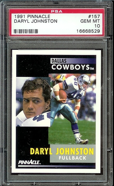 Daryl Johnston-(10) card pack NFL football superstar Daryl Johnston starter  kit all different cards