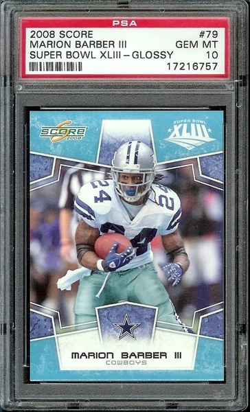 Football Cards > Marion Barber III