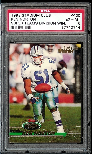 1993 Topps Stadium Club Super Teams Super Bowl Parallel Dallas