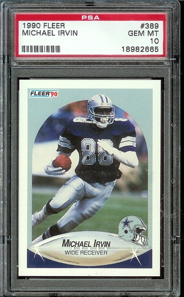 Sticker 247: Michael Irvin - Panini NFL Sticker Collection 1990 