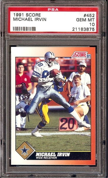 Sticker 247: Michael Irvin - Panini NFL Sticker Collection 1990 