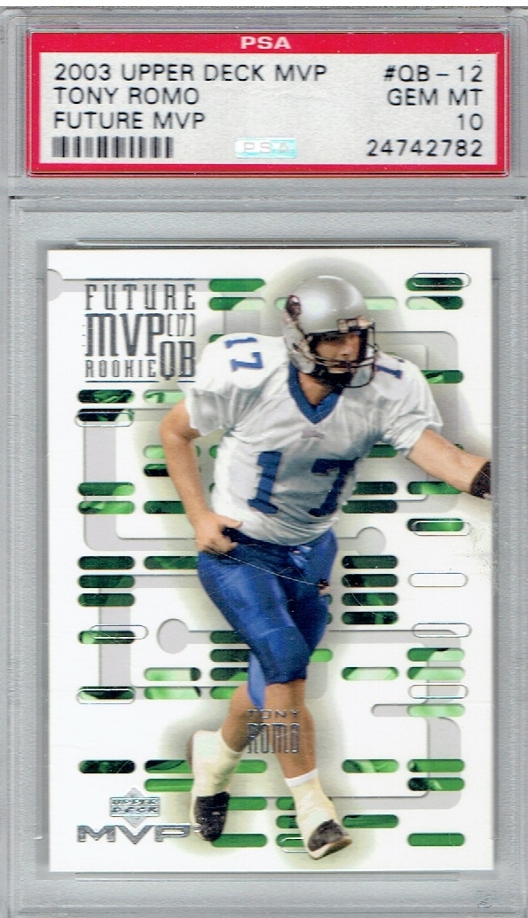 Tony Romo Dallas Cowboys Autographed 2008 Upper Deck