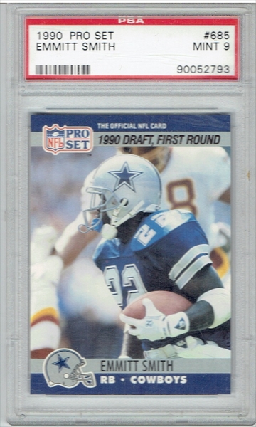 Emmitt Smith UD Piece of History 2002 26 Dallas Cowboys