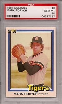 1981 Fleer 462 Mark Fidrych Values - MAVIN