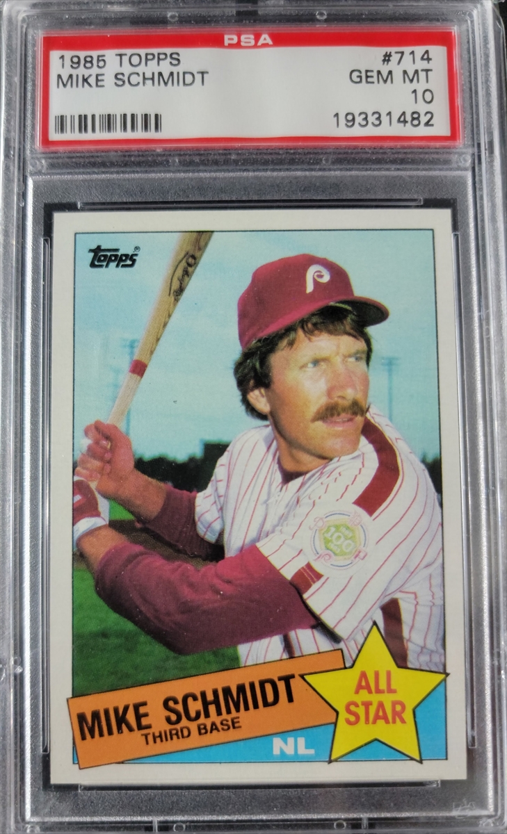 1983 Topps Baseball # 399 Mike Schmidt NL All Star 3rd Base