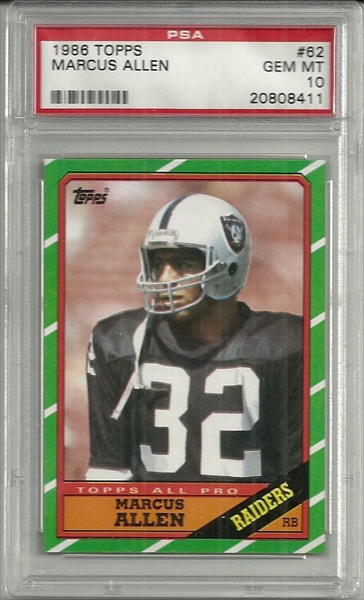 1984 Topps Super Bowl XVIII (Marcus Allen)