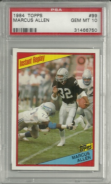 1984 Topps Super Bowl XVIII (Marcus Allen)