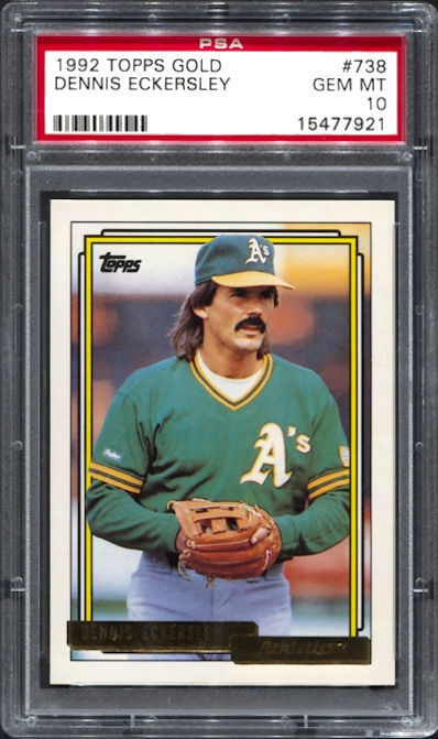 Baseball - Dennis Eckersley Master Topps Set: The Wild Horse