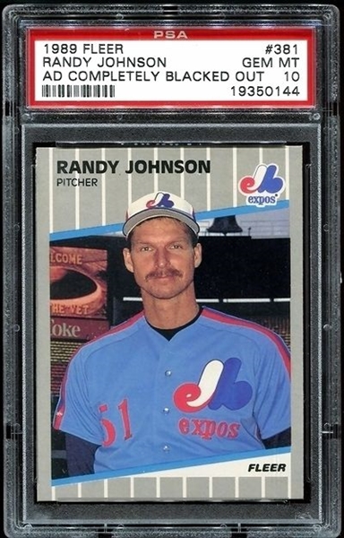 Randy Johnson 2002 Fleer Showcase Arizona Diamondbacks Baseball's