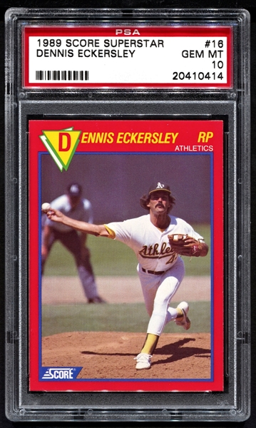 Other, Baseball Card Dennis Eckersley 73 Super Star Mlb