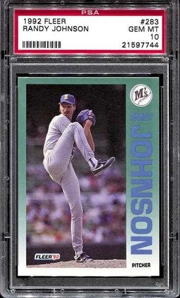 Randy Johnson 2002 Fleer Showcase Arizona Diamondbacks Baseball's