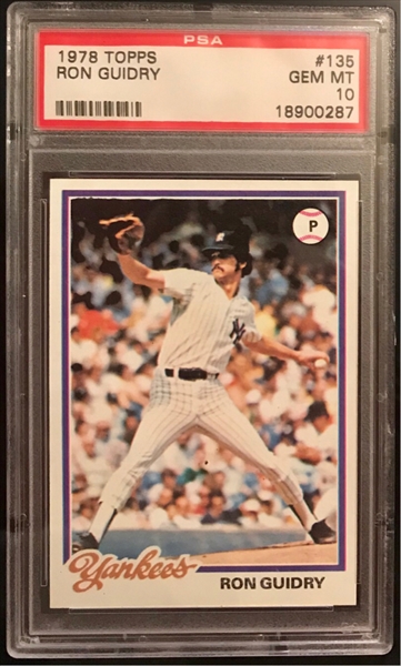 RON GUIDRY 1978 Topps Burger King 4 Baseball Card New York 