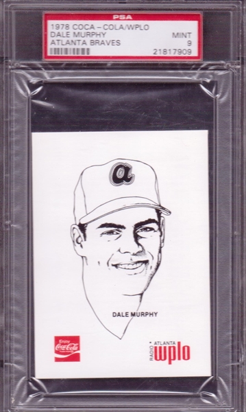 DALE MURPHY 1987 FLLER STAR STICKERS BASEBALL CARD STICKER