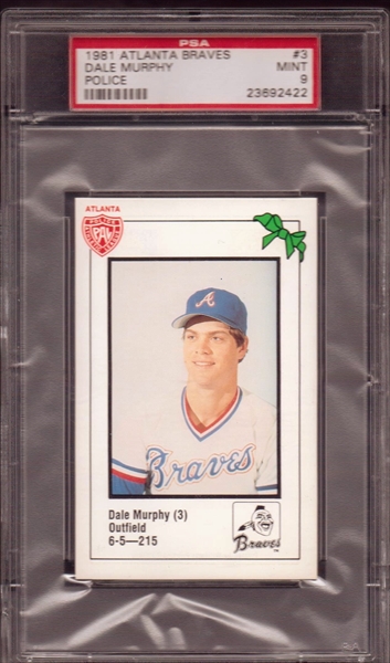 Dale Murphy Atlanta Braves 1987 Fleer Award Winners Baseball Card 