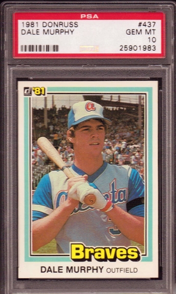 18 Dale Murphy - Atlanta Braves - 1986 Topps Baseball - Glossy All