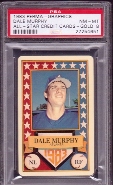 1983 Atlanta Braves Police Dale Murphy