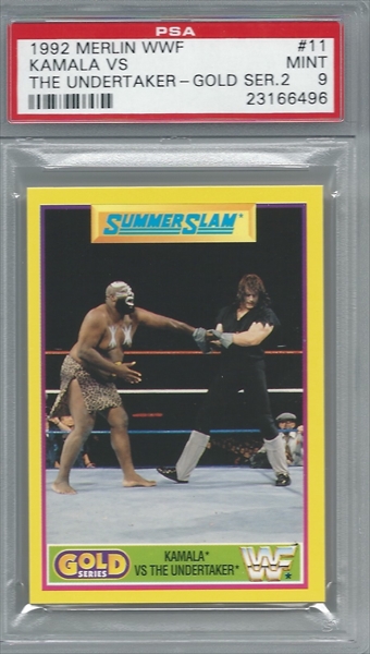 Carte De Collection The Undertaker WWF 1991 #40 - Édition Allemande Merlin - Excellent État