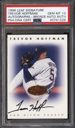 Trevor Hoffman 1996 Leaf Signature Series