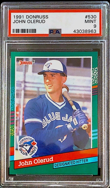 1990 Donruss The Rookies John Olerud PSA 10