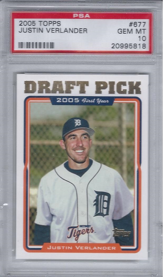 Justin Verlander SP Upper Deck Jersey Card