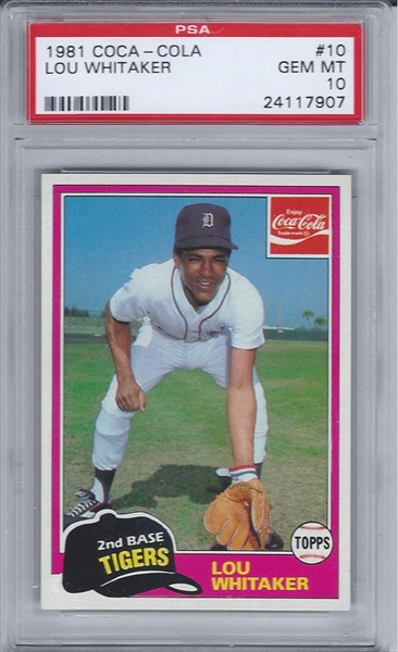  1979 Topps # 123 Lou Whitaker Detroit Tigers (Baseball