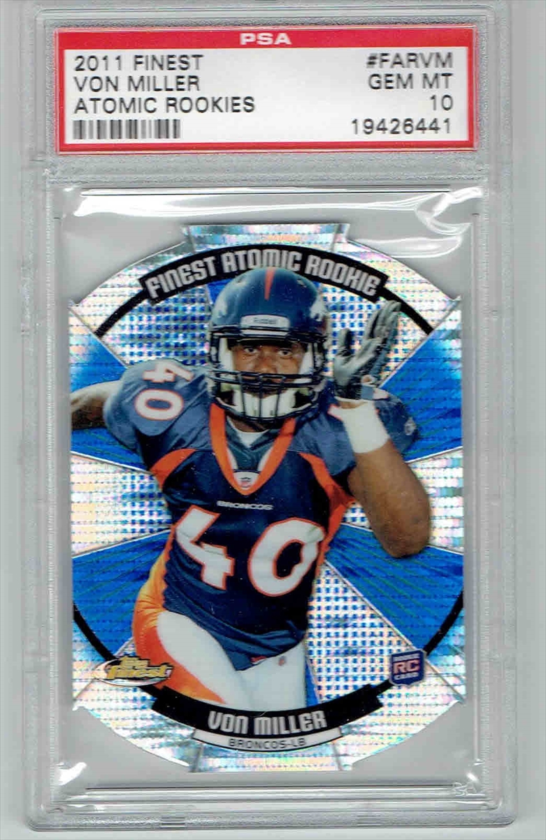 VON MILLER 2011 TOPPS CHROME #SR-VM SUPERLATIVE ROOKIES LA Rams super bowl  RC