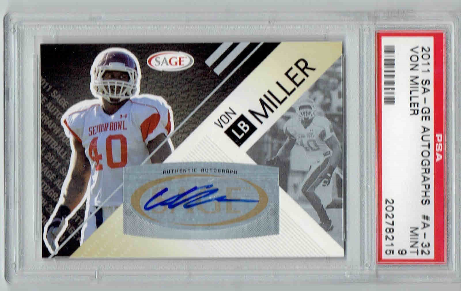 Von Miller Autographed Memorabilia — Ultimate Autographs