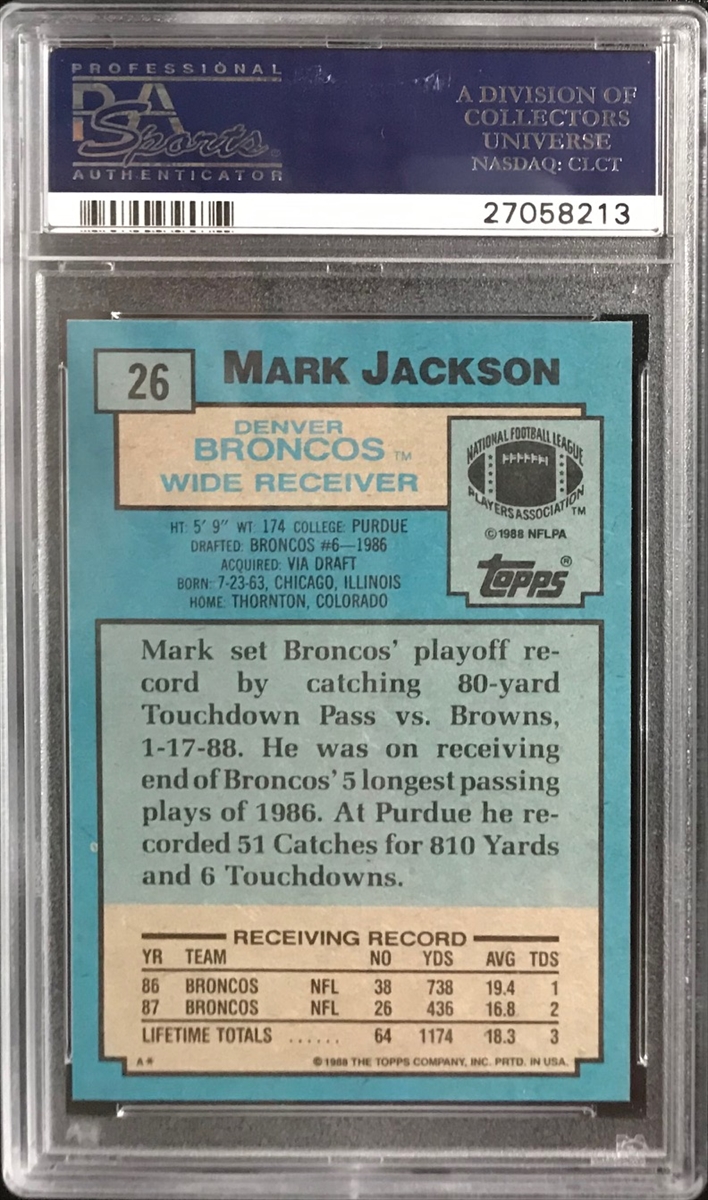 Mark Jackson (80) – Denver Broncos History