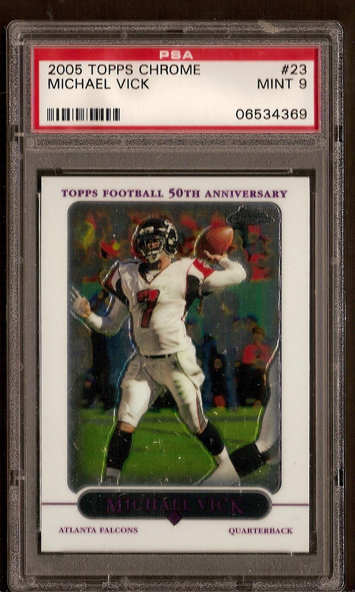 2003 Topps Football Card Michael Vick # 1