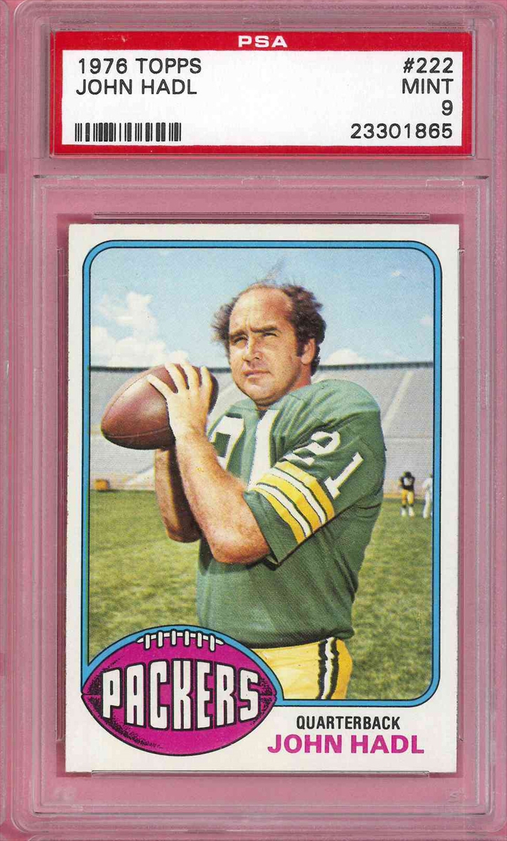 : 1976 Topps # 222 John Hadl Green Bay Packers (Football