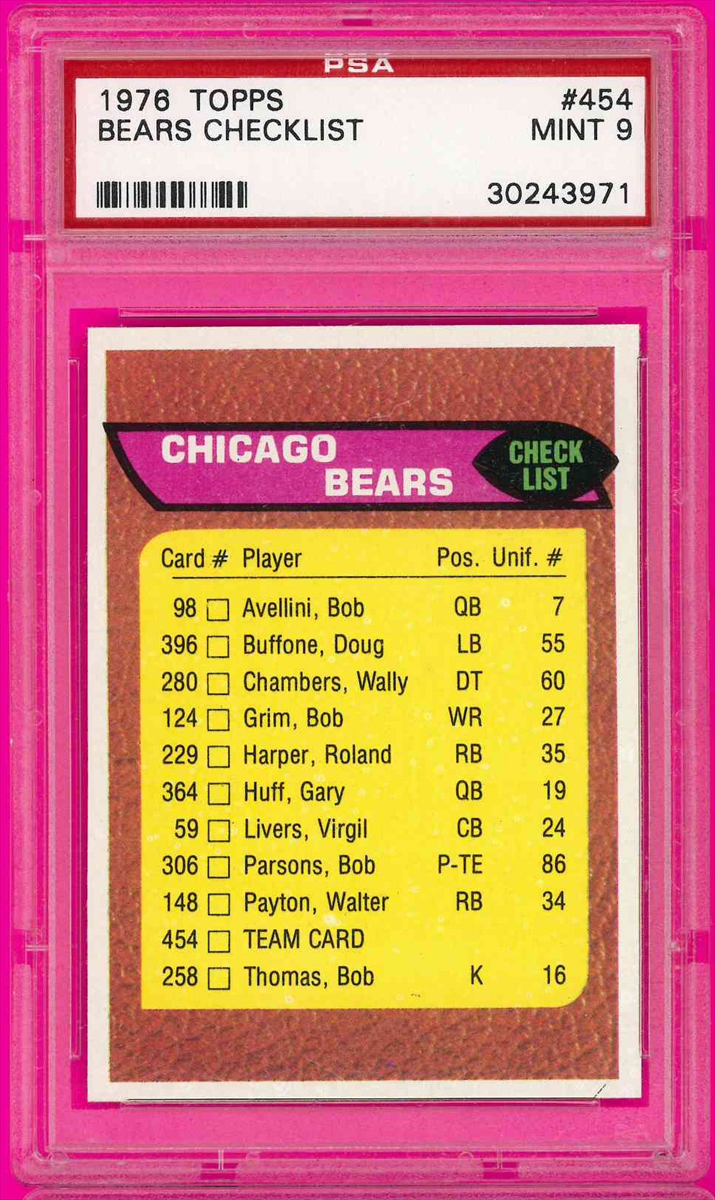 : 1976 Topps # 396 Doug Buffone Chicago Bears (Football