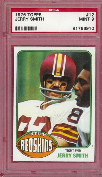 Football, 1976 Topps Washington Redskins Published Set: 1976 Burgundy and  Gold