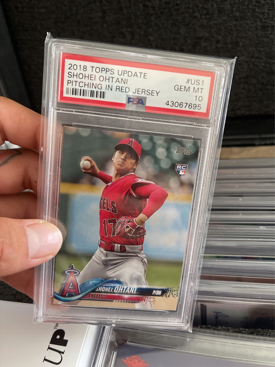 2018 Topps Chrome Shohei Ohtani RC Red jersey Green Refractor Only