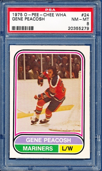  1975 O-Pee-Chee WHA (Hockey) card#125 Heikki