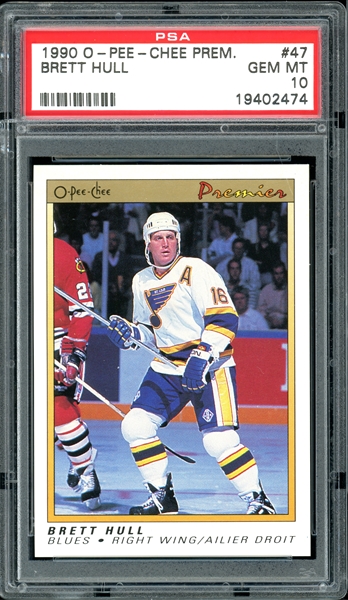 TOPPS NHL #66 . Brett Hull . Rookie Card .. NM/Mint