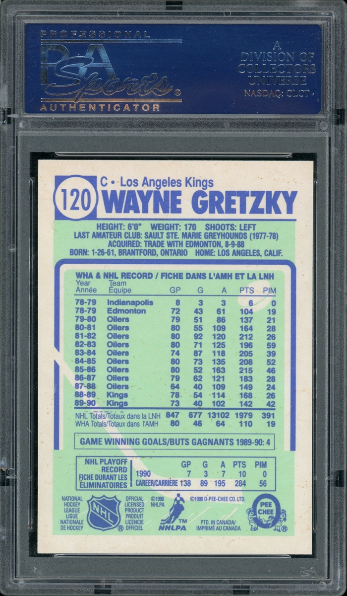 1990-91 O-Pee-Chee #1 — Wayne Gretzky