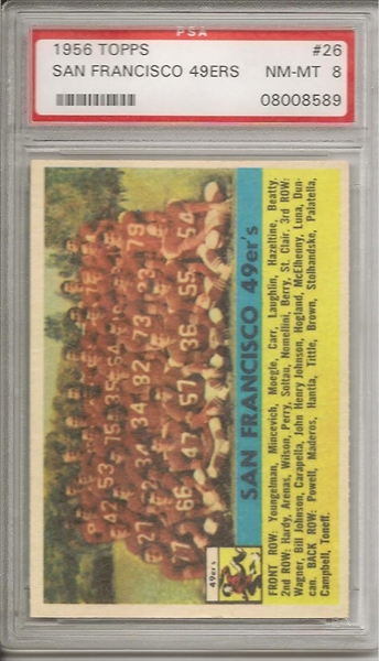 PSA Set Registry Showcase: San Francisco 49ers Fleer Team Action