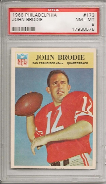 : 1967 Philadelphia # 172 John Brodie San Francisco