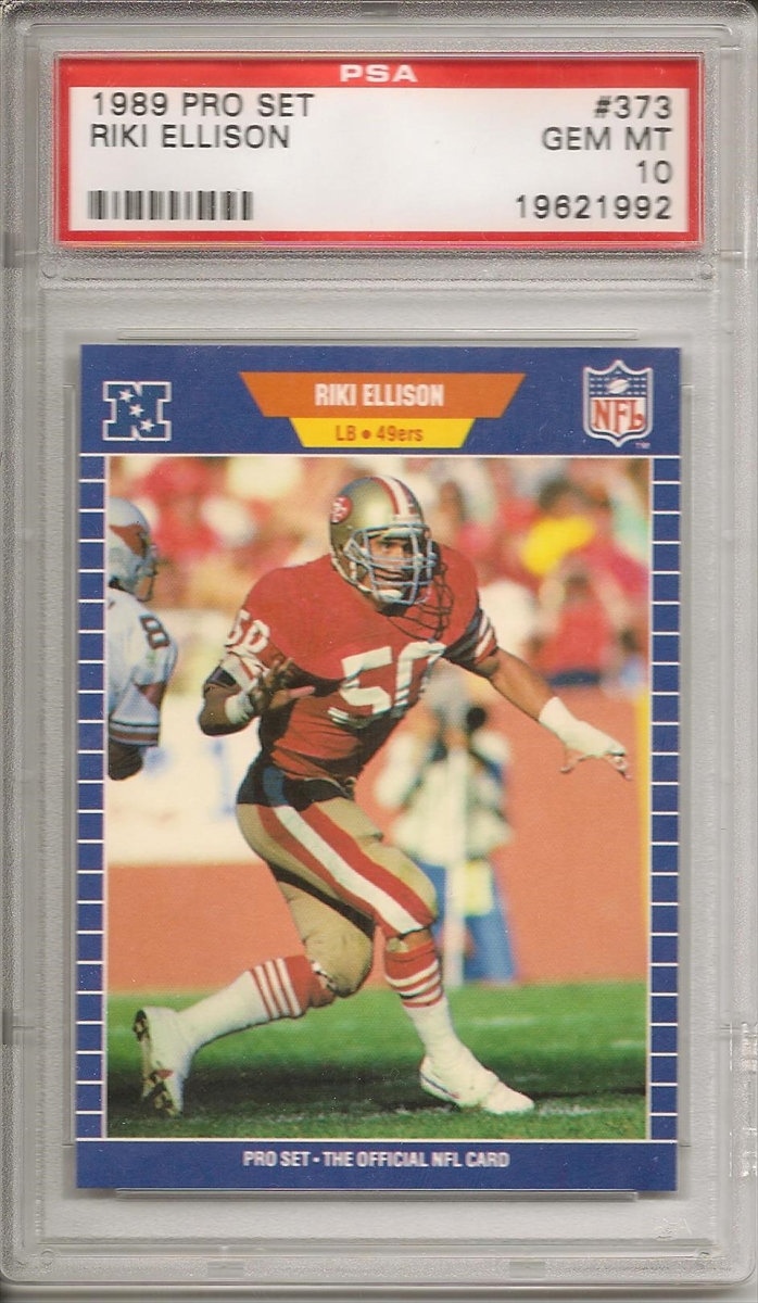 Tom Rathman Signed S.F. 49ers 1990 Pro Set NFL Football Card