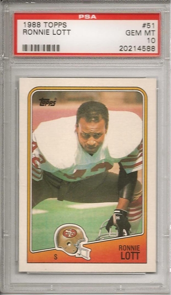 Football, Ronnie Lott Basic Set All Time Set: TheBartholomewCollection