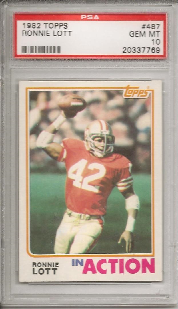 Ronnie Lott  PSA AutographFacts℠